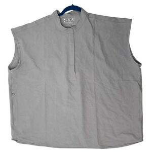 FIGS Women's 2XL Scrub Top NWT Rafaela Sleeveless Boxy Oversized Medical Uniform